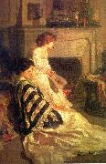Henry Salem Hubble By the Fireside oil painting picture wholesale